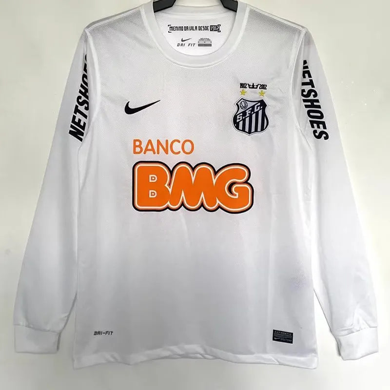 Jersey Retro Santos 2012 11 Neymar Manga Larga Version Aficionado