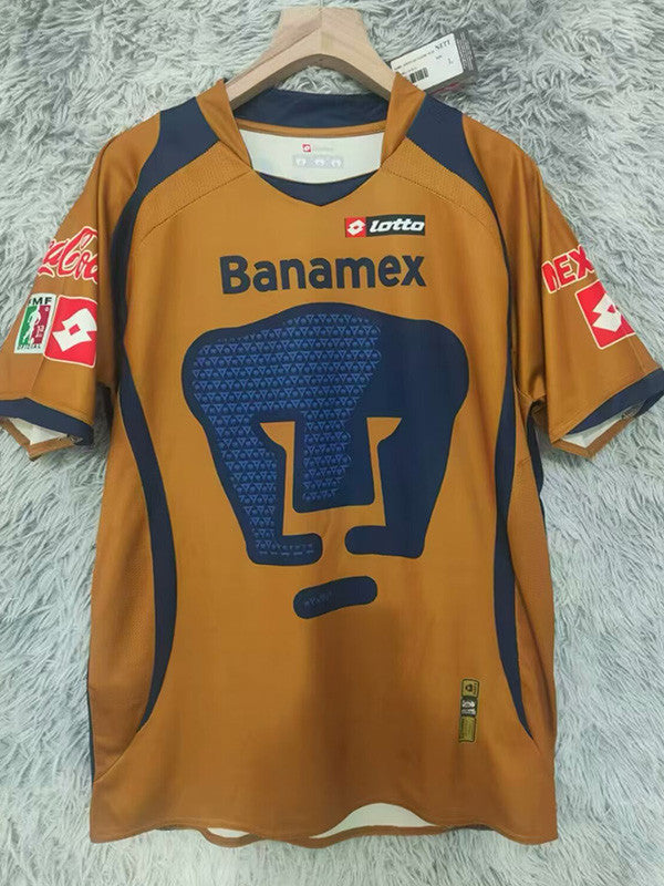 Jersey Pumas Retro Local 08-09 Manga Corta Version Aficionado Calidad Premium