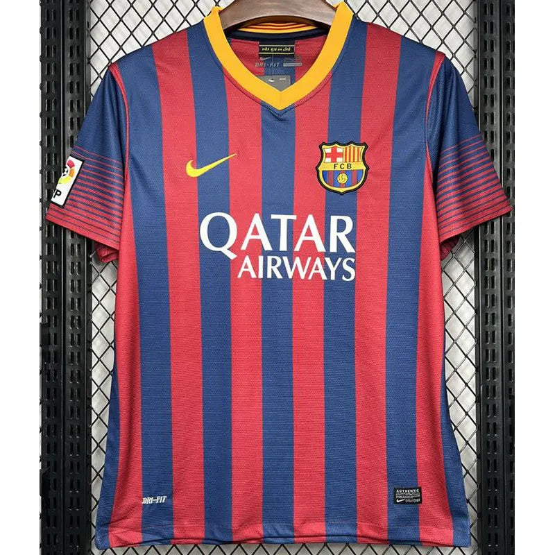 Jersey Retro FC Barcelona  Local 13-14   Manga Corta Neymar 11 Version Aficionado Calidad Premium