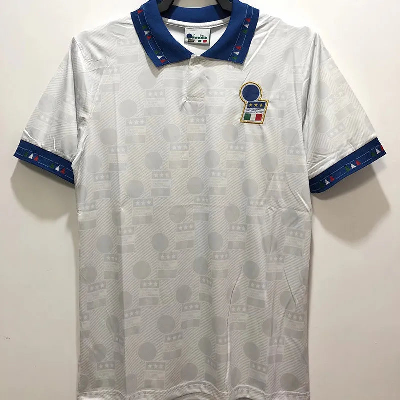 Jersey Retro Italia Visita  1994 10 Baggio  Manga Corta Version Aficionado