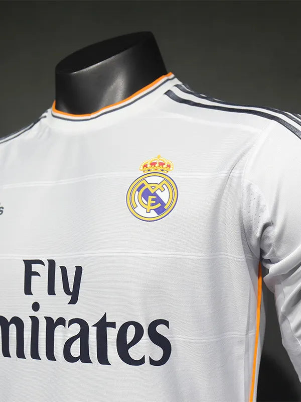 Jersey Retro Real Madrid 13-14   Ronaldo 7 Manga Larga Versión Aficionado