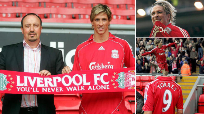 Jersey Retro Liverpool Local 06-07 Manga Corta Numero 9 Torres Version Aficionado Calidad Premium