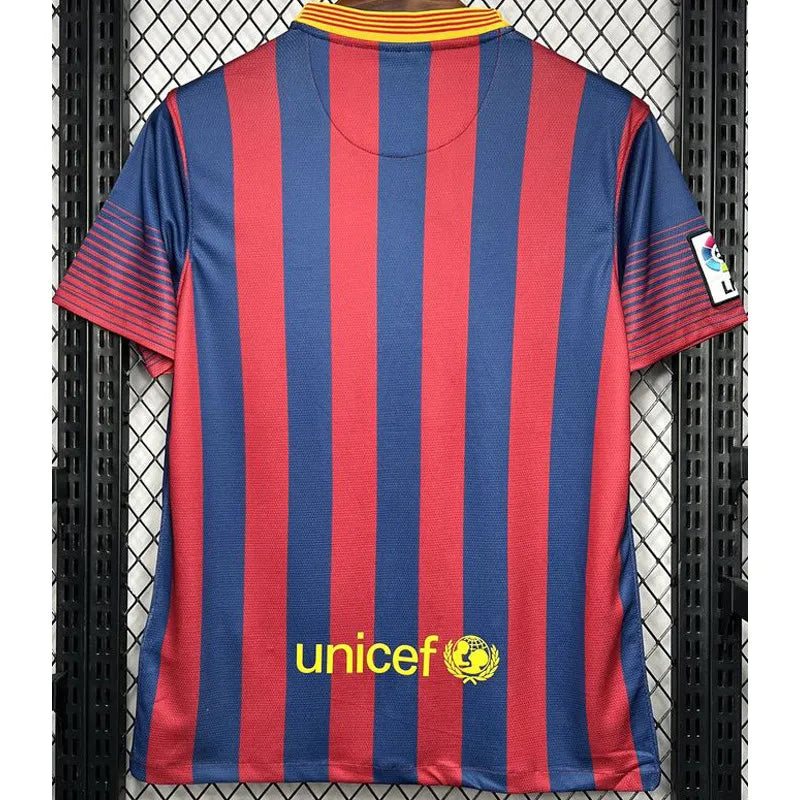 Jersey Retro FC Barcelona  Local 13-14   Manga Corta Neymar 11 Version Aficionado Calidad Premium