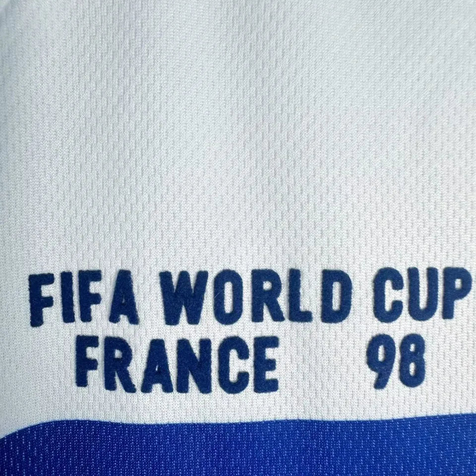 Jersey Retro Francia Visita  1998  10 Zidane Manga Larga Version Aficionado