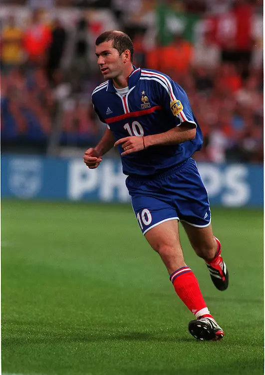 Jersey Retro Francia 2000 10 Zidane Manga Corta Version Aficionado