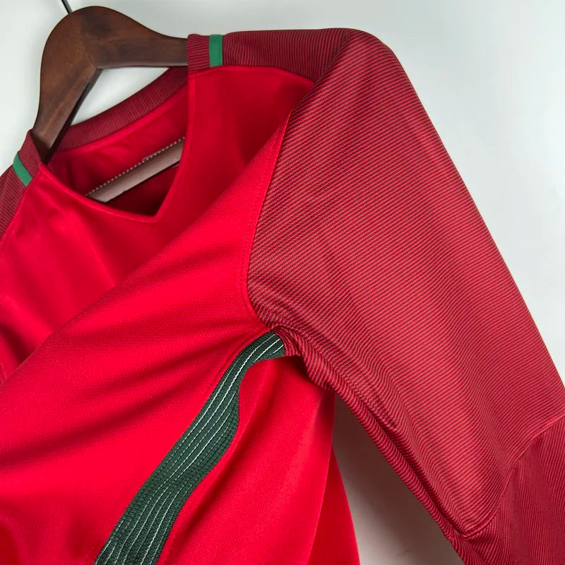 Jersey Retro Portugal 2016 7 Cristiano Ronaldo Manga Larga Version Aficionado Calidad Premium