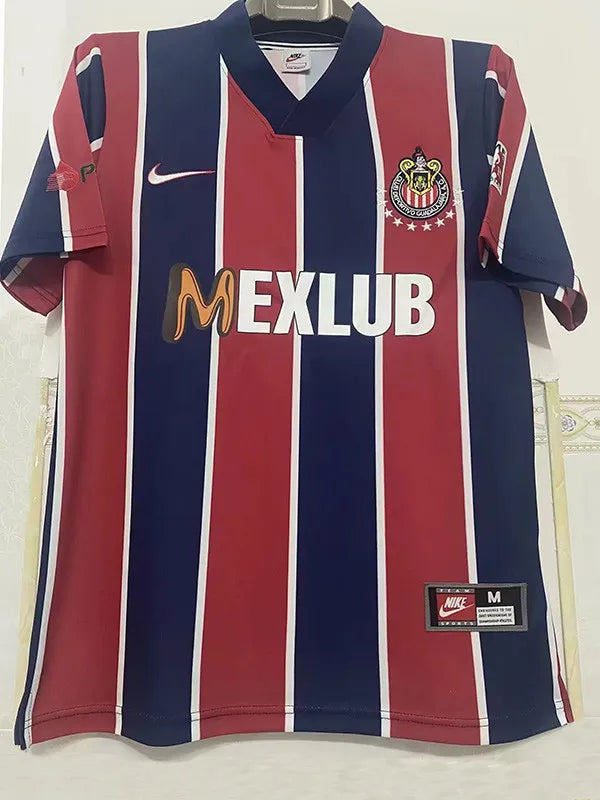 Jersey Retro Chivas Visita 97 Manga Corta Version Aficionado