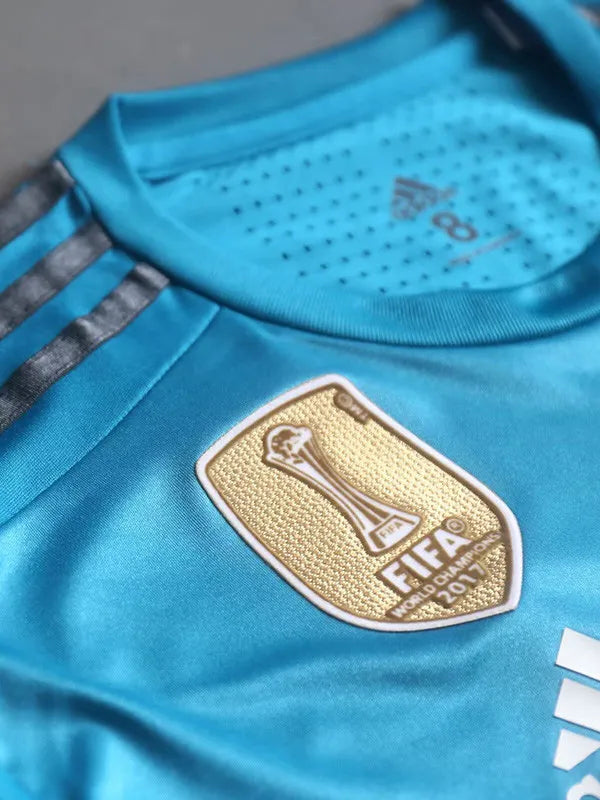 Jersey Retro Real Madrid Alternativa 17-18 Ronaldo 7 Manga Larga Versión Aficionado