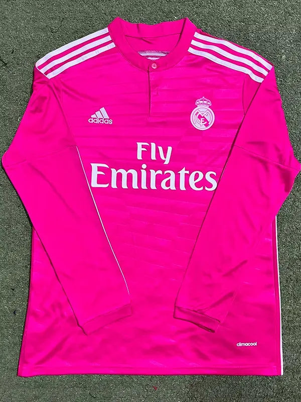Jersey Retro Real Madrid Visita  14-15  Hombre Ronaldo 7 Manga Larga Versión Aficionado