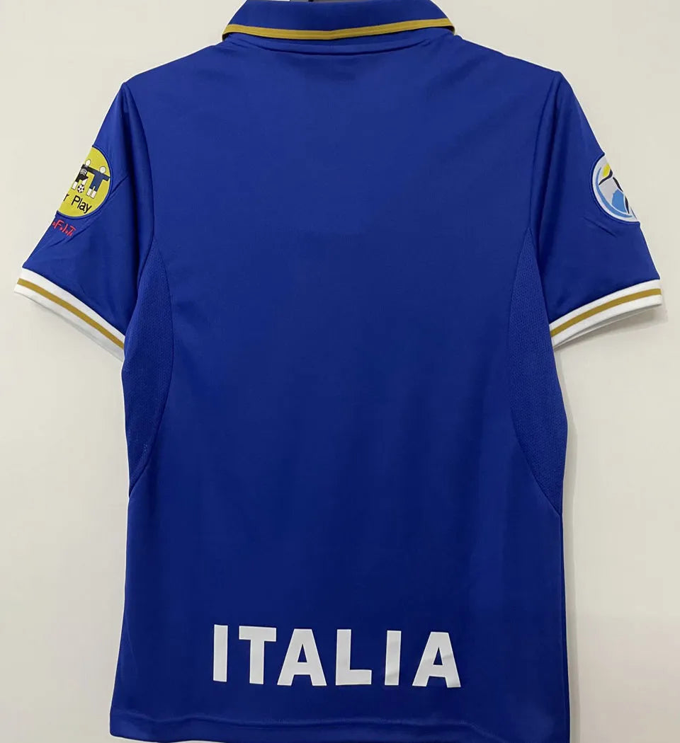 Jersey Retro Italia Local  1996 14 Del Piero Manga Corta Version Aficionado