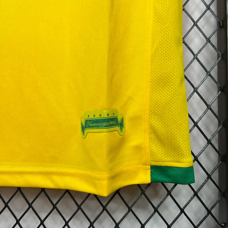 Jersey Retro Brasil 2006 9 Ronaldo  Manga Corta Version Aficionado