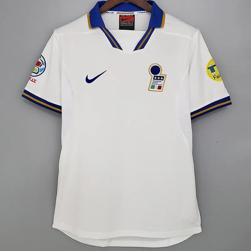 Jersey Retro Italia Visita  1996 3 Maldini  Manga Corta Version Aficionado