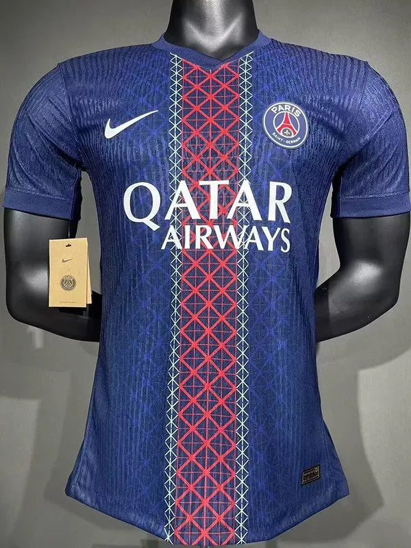 Jersey Local PSG 25-26 Version Jugador Manga Corta Calidad Premium