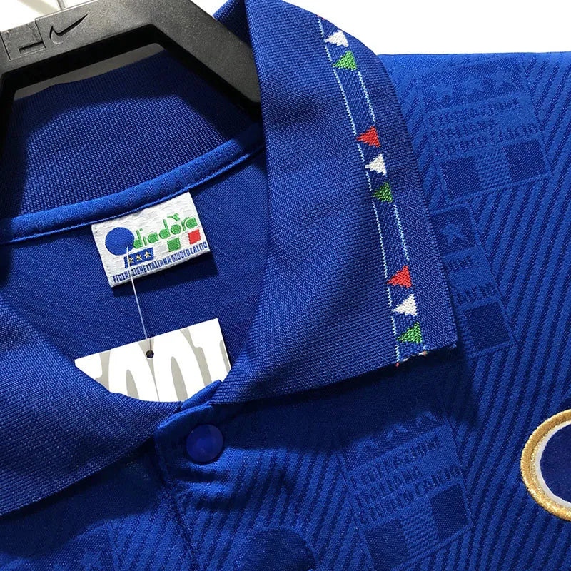 Jersey Retro Italia 1994 10 Baggio Manga Corta Version Aficionado