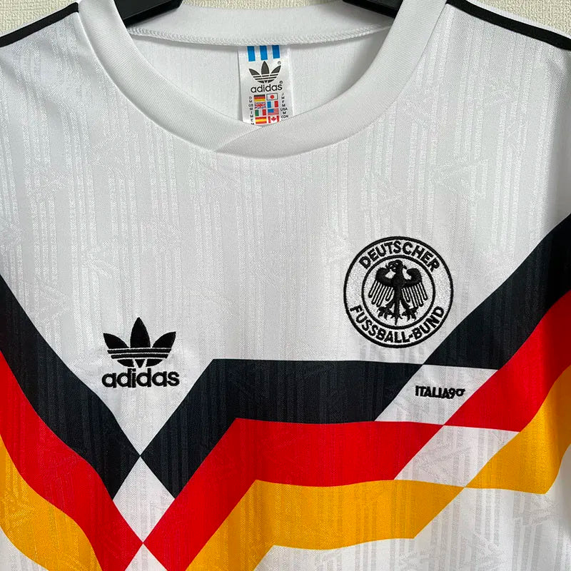 Jersey Retro Alemania 1990 10 Matthaus Manga Corta Version Aficionado