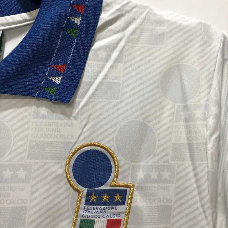 Jersey Retro Italia Visita  1994 10 Baggio  Manga Corta Version Aficionado