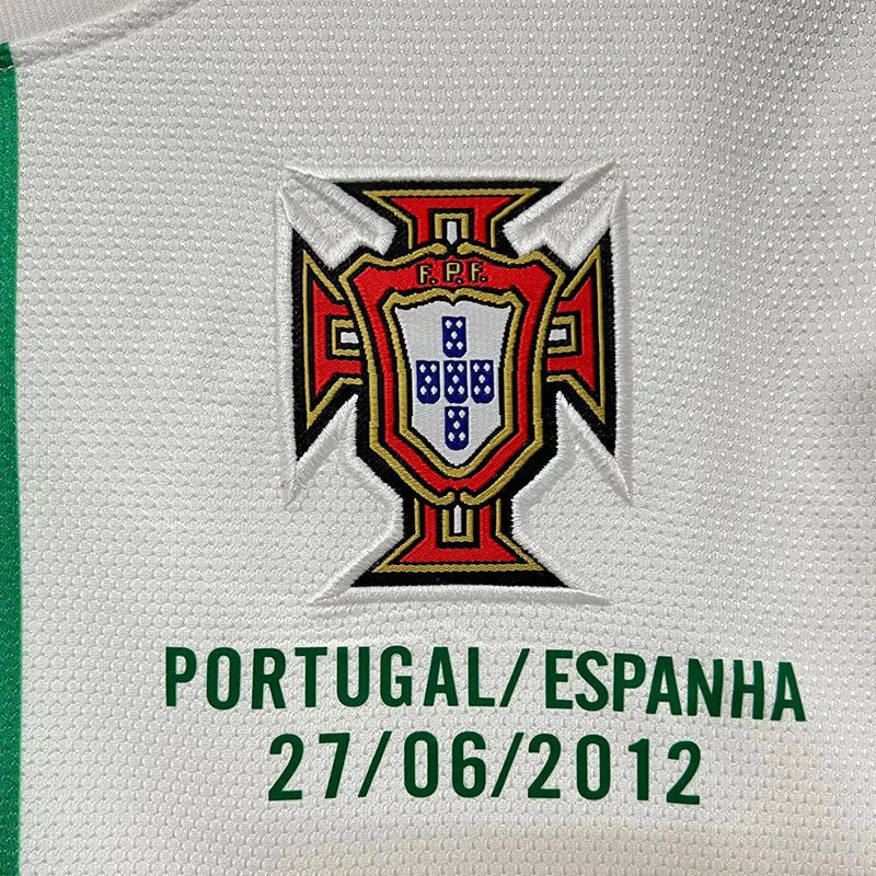 Jersey Retro Portugal Visita  2012 7 Cristiano Ronaldo Manga Larga Version Aficionado Calidad Premium