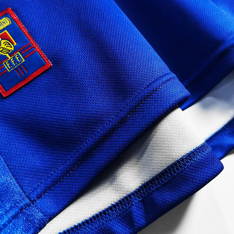Jersey Retro Francia 1998 10 Zidane Manga Corta Version Aficionado