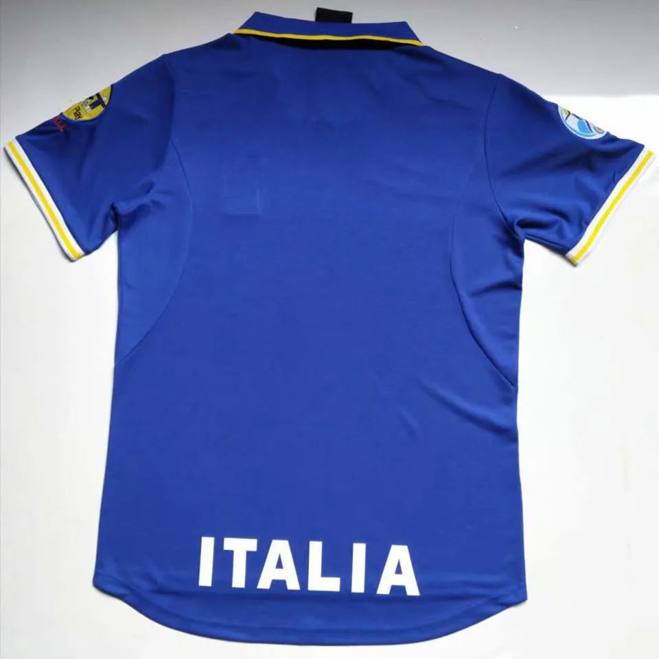 Jersey Retro Italia Local  1996 3 Maldini  Manga Corta Version Aficionado