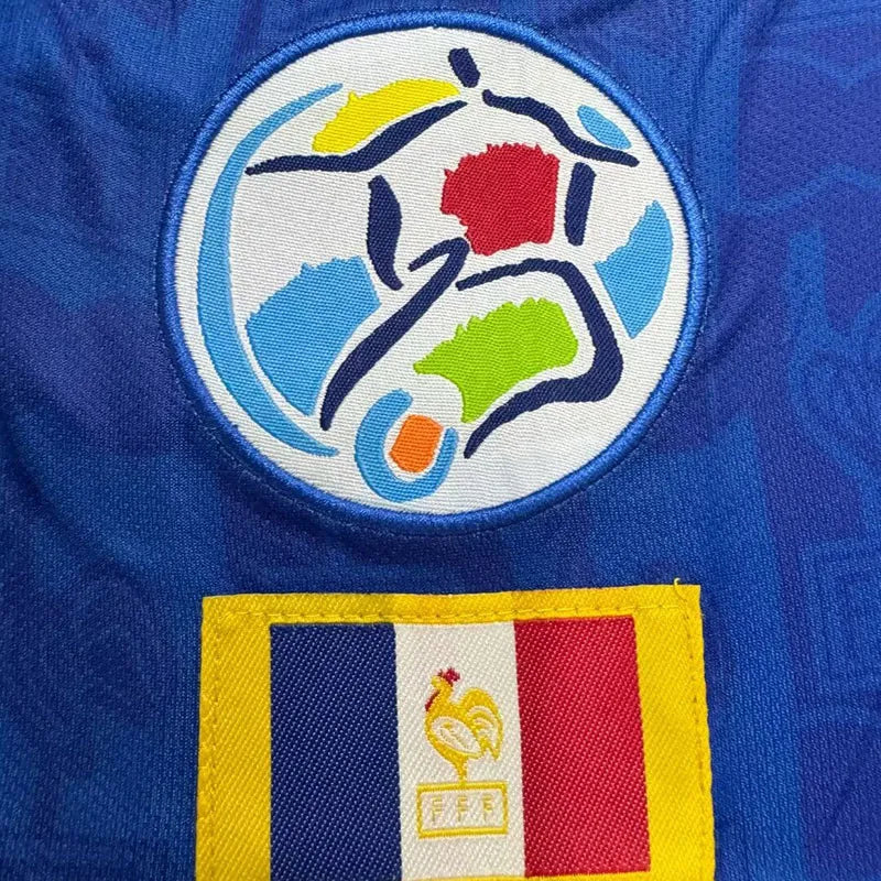 Jersey Retro Francia 1996 10 Zidane Manga Corta Version Aficionado