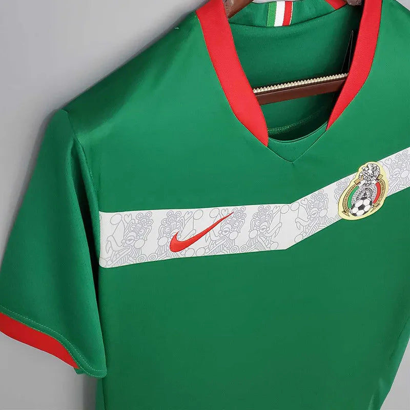 Jersey Retro Mexico Local 2006 4 marquez  Manga Corta Version Aficionado Calidad Premium