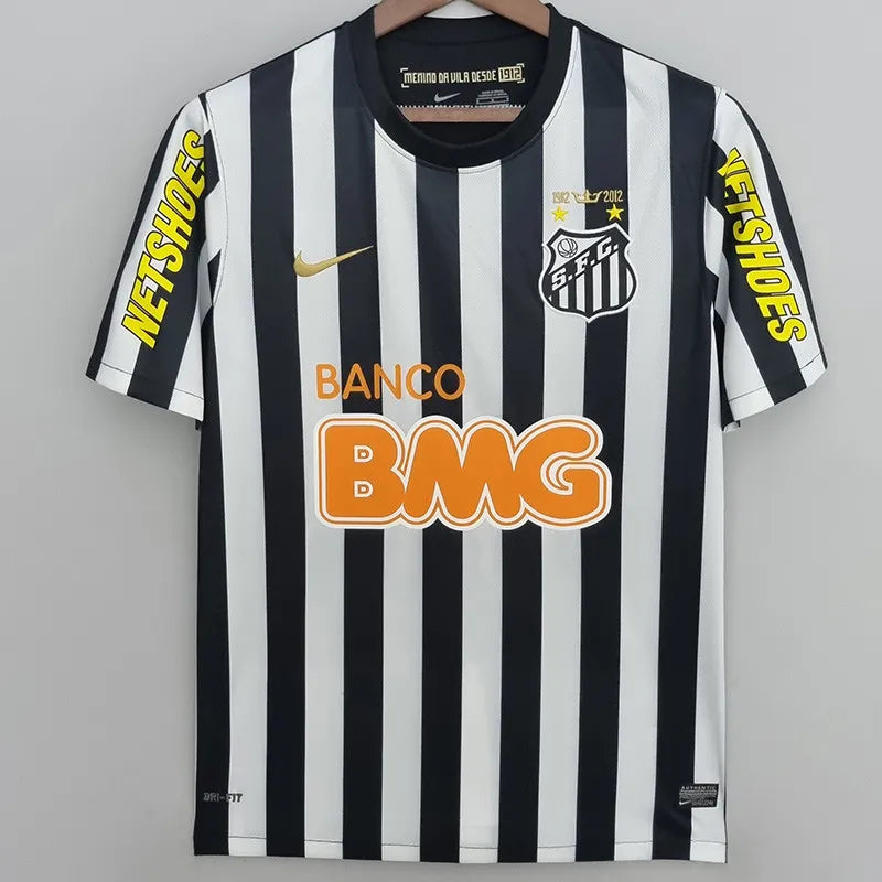 Jersey Retro Santos Visita 2012 11 Neymar Manga Corta Version Aficionado