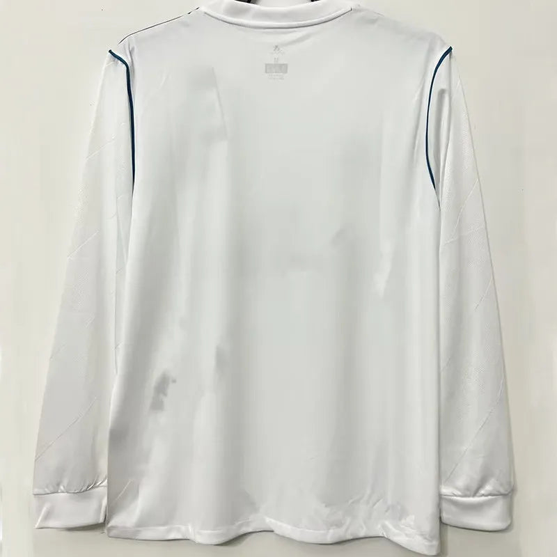 Jersey Retro Real Madrid Hombre 17-18  Ronaldo 7 Manga Larga  Versión Aficionado