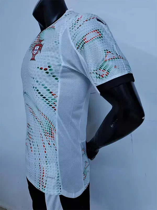 Jersey Portugal Visitante  24-25 7 Ronaldo Manga Corta Version Jugador Calidad Premium
