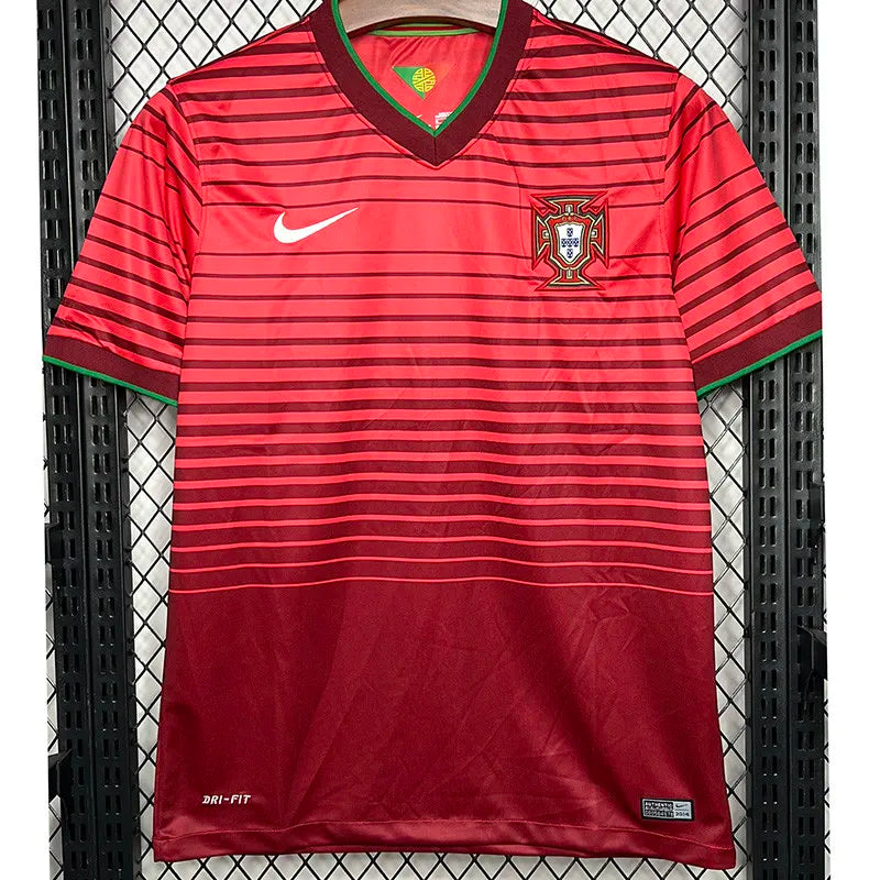 Jersey Retro Portugal 2014 7 Cristiano Ronaldo Manga Corta Version Aficionado Calidad Premium