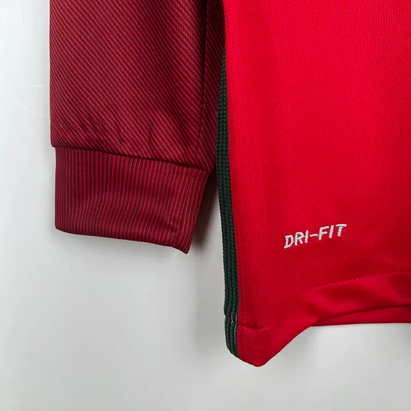 Jersey Retro Portugal 2016 7 Cristiano Ronaldo Manga Larga Version Aficionado Calidad Premium