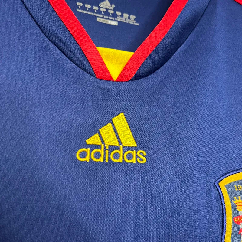 Jersey Retro España Visita 2010 6 Iniesta   Manga Corta Version Aficionado