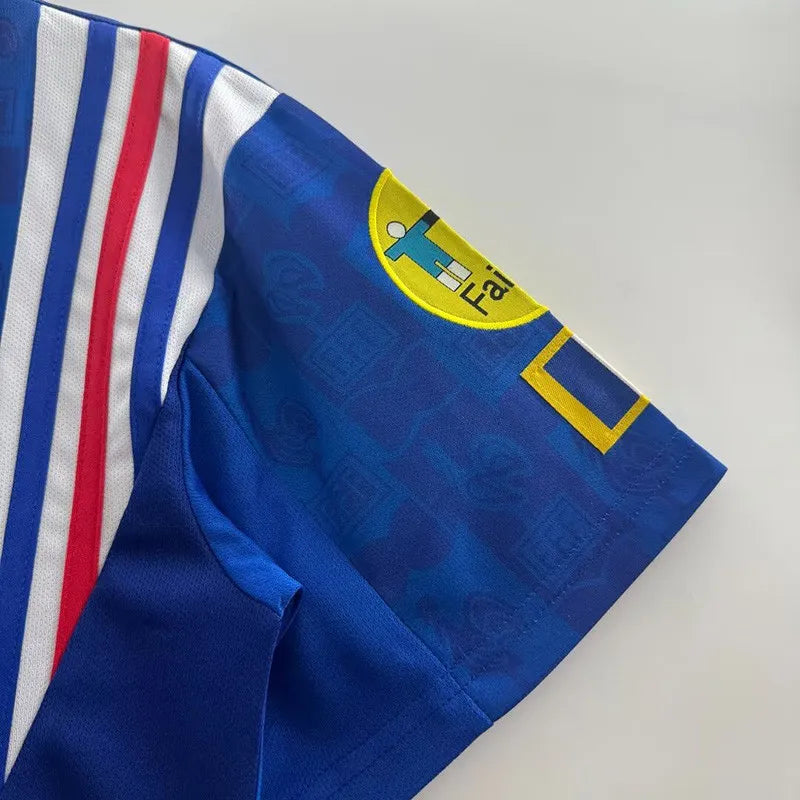 Jersey Retro Francia 1996 10 Zidane Manga Corta Version Aficionado