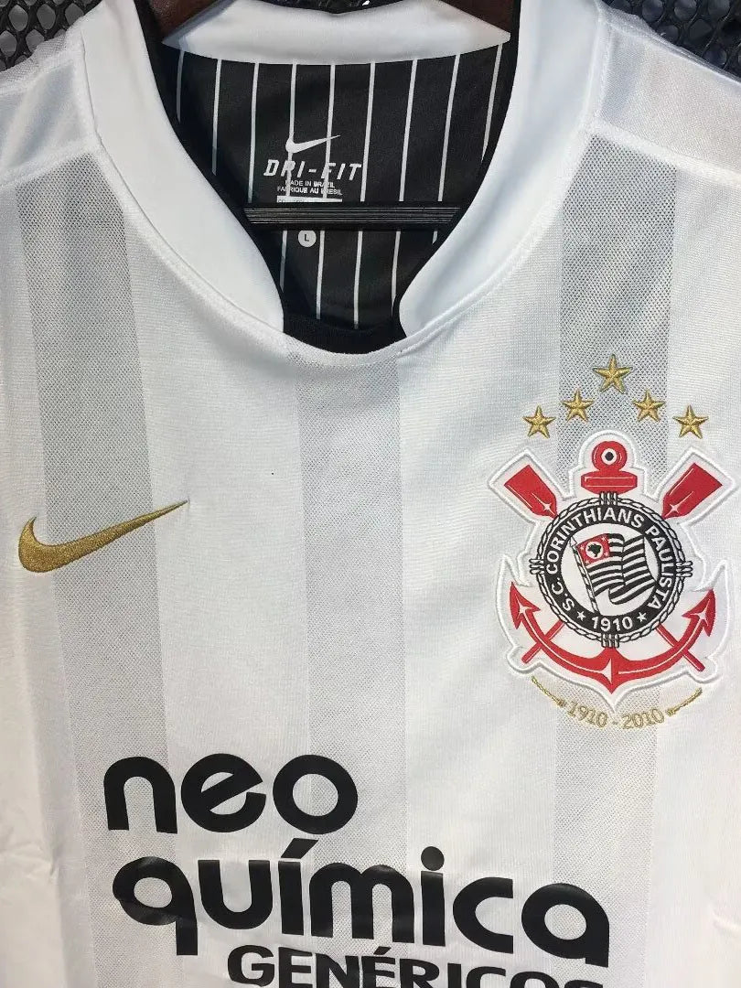 Jersey Retro Corinthians 2010 9 Ronaldo    Manga Corta Version Aficionado