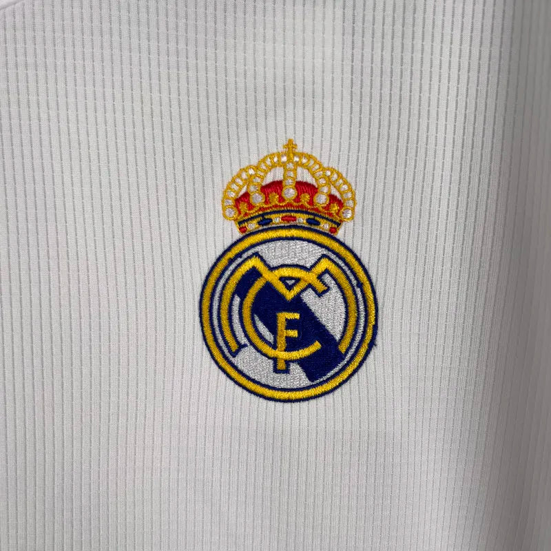 Jersey Retro Real Madrid Hombre 19-20  Ronaldo 7 Manga Larga  Versión Aficionado