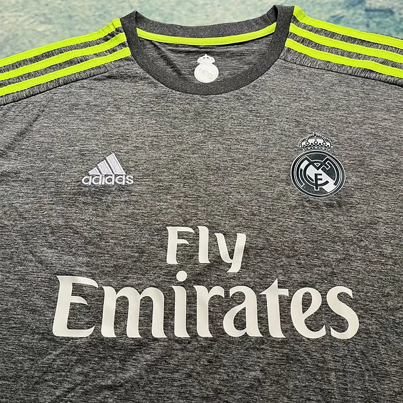 Jersey Retro Real Madrid Visita  15-16  Hombre Ronaldo 7 Manga Larga Versión Aficionado
