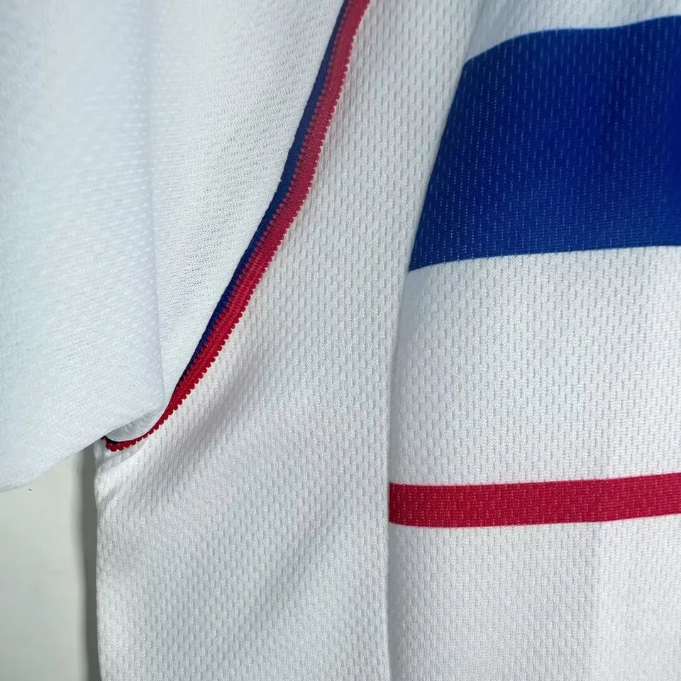Jersey Retro Francia Visita  1998  10 Zidane Manga Larga Version Aficionado
