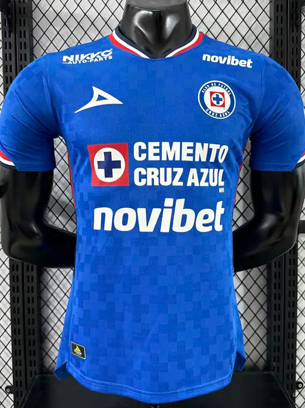 Jersey Local Cruz Azul 25-26 Hombre Manga Corta Version Jugador Calidad Premium
