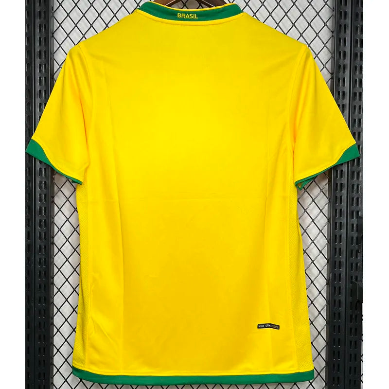 Jersey Retro Brasil 2006 8 KAKA Manga Corta Version Aficionado