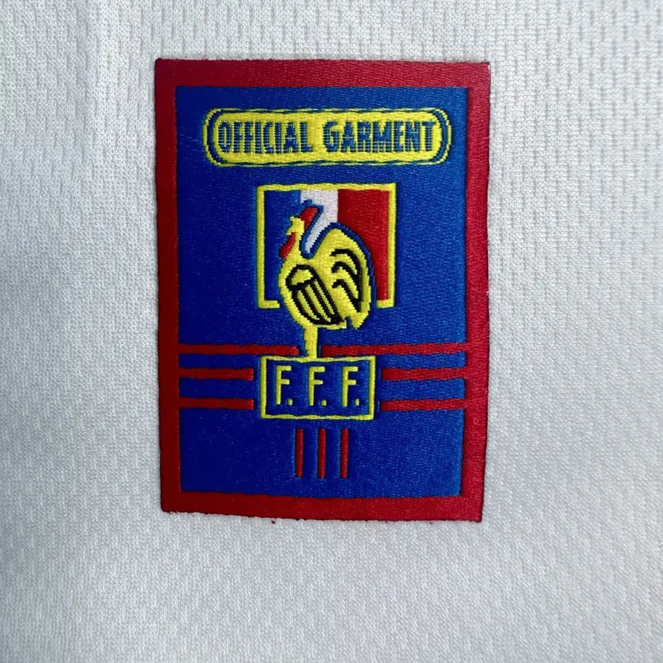 Jersey Retro Francia Visita  1998  10 Zidane Manga Larga Version Aficionado