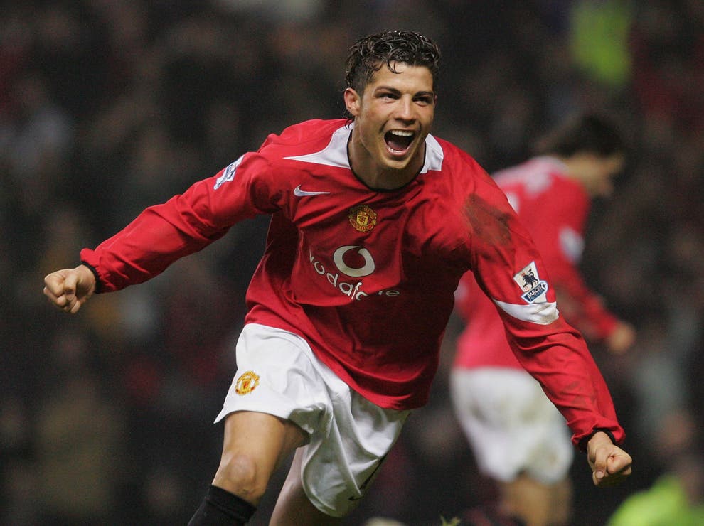 Jersey Retro Manchester United Local 04-05 Manga Larga Numero 7 Ronaldo Version Aficionado Calidad Premium