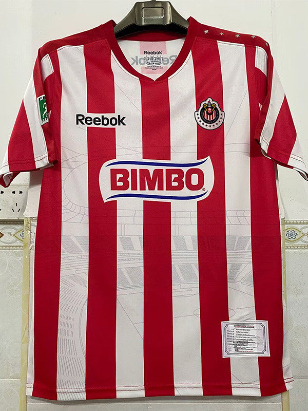 Jersey Chivas Retro Local 10-11 Manga Corta Version Aficionado Calidad Premium