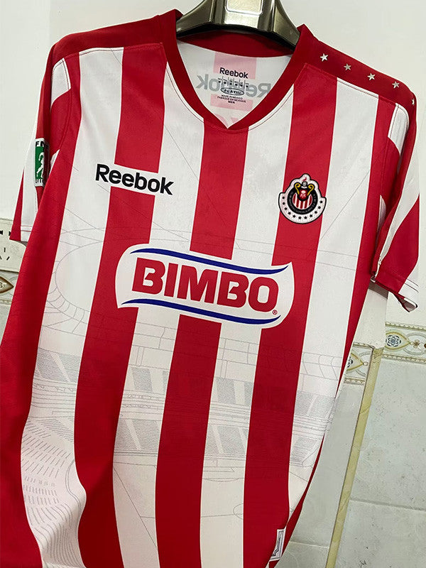 Jersey Chivas Retro Local 10-11 Manga Corta Version Aficionado Calidad Premium