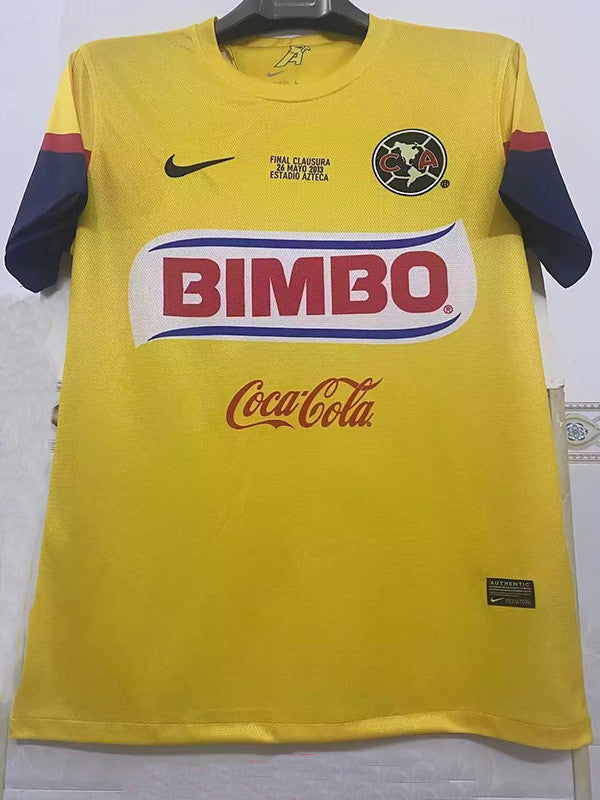 Jersey Club America Retro Local 12-13 numero 11 Chucho Manga Corta Version Aficionado Calidad Premium