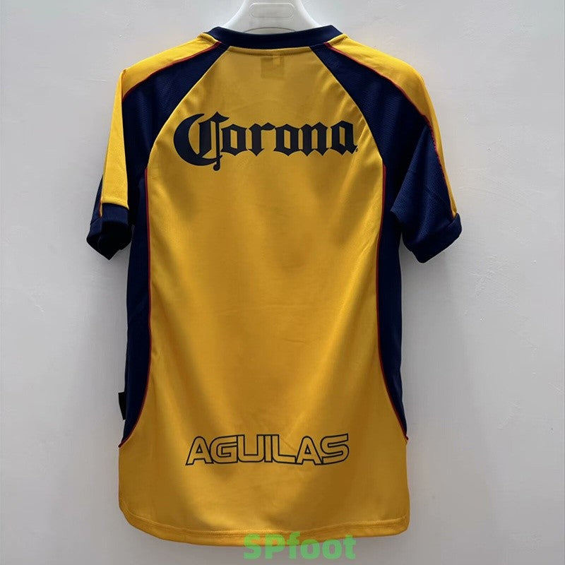 Jersey Club America Retro Local 01-02  Manga Corta Version Aficionado  Numero 9 Zamorano Calidad Premium