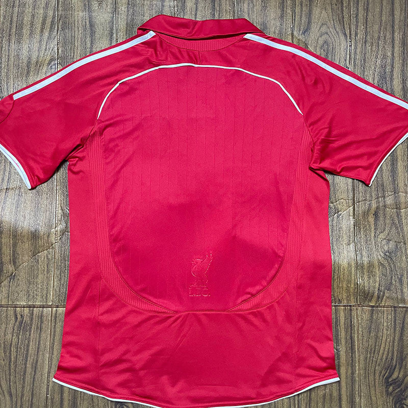 Jersey Retro Liverpool Local 06-07 Manga Corta Numero 9 Torres Version Aficionado Calidad Premium