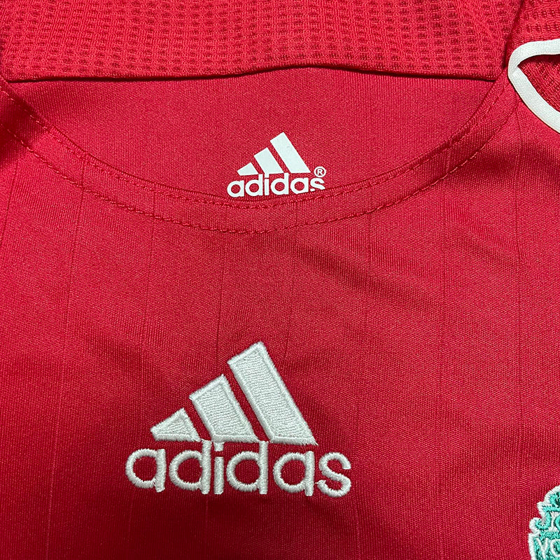 Jersey Retro Liverpool Local 06-07 Manga Corta Numero 9 Torres Version Aficionado Calidad Premium
