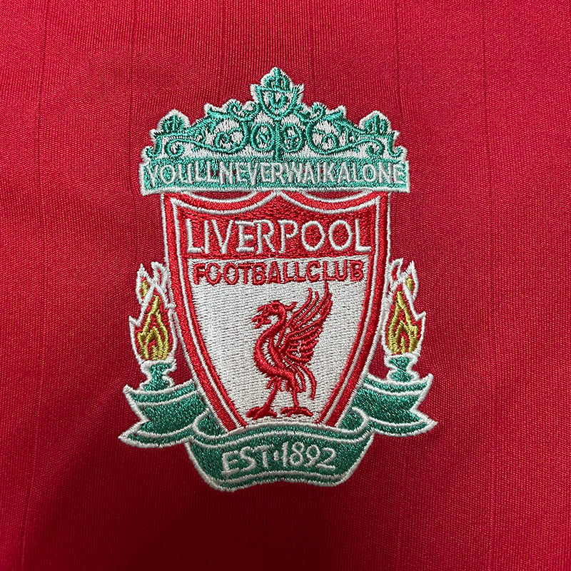 Jersey Retro Liverpool Local 06-07 Manga Corta Numero 9 Torres Version Aficionado Calidad Premium