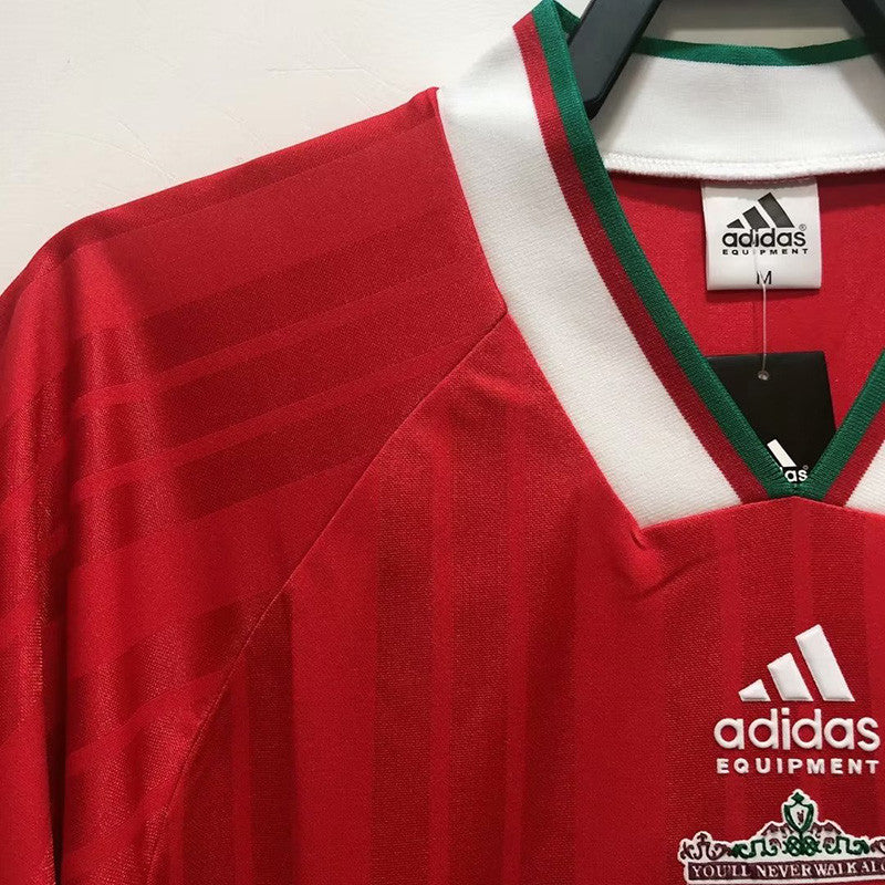 Jersey Retro Liverpool Local 94-95 Manga Corta Version Aficionado Calidad Premium