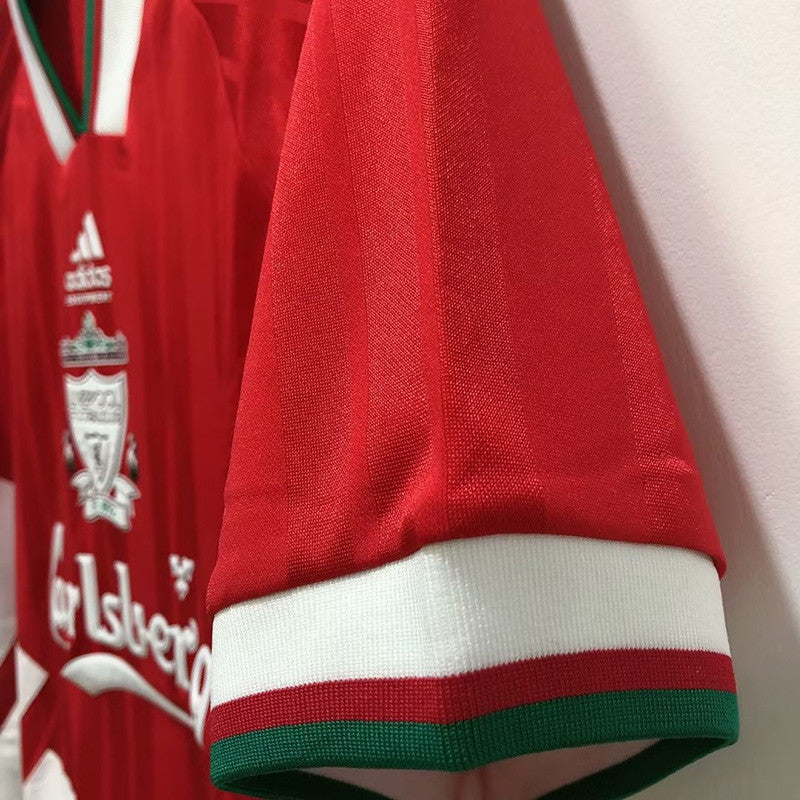 Jersey Retro Liverpool Local 94-95 Manga Corta Version Aficionado Calidad Premium