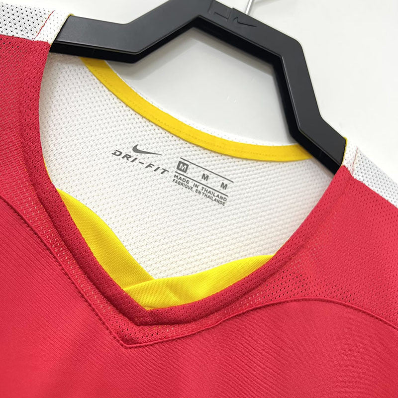 Jersey Retro Arsenal Local 04- 05 Manga Corta Numero 14 Henry Version Aficionado Calidad Premium